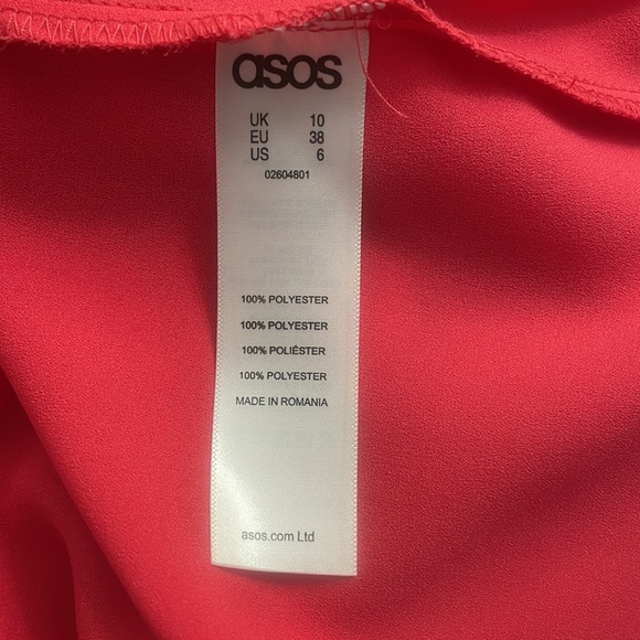LAST CHANCE BEFORE DONATION Hot pink ASOS dress - Picture 3 of 5